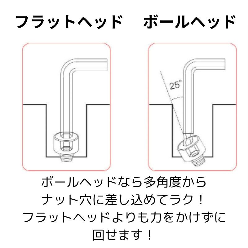 六角レンチ L型 セット ホルダー 工具 DIY 六角棒スパナ　 六角棒レンチ ボールポイント 自転車 自動車 バイク