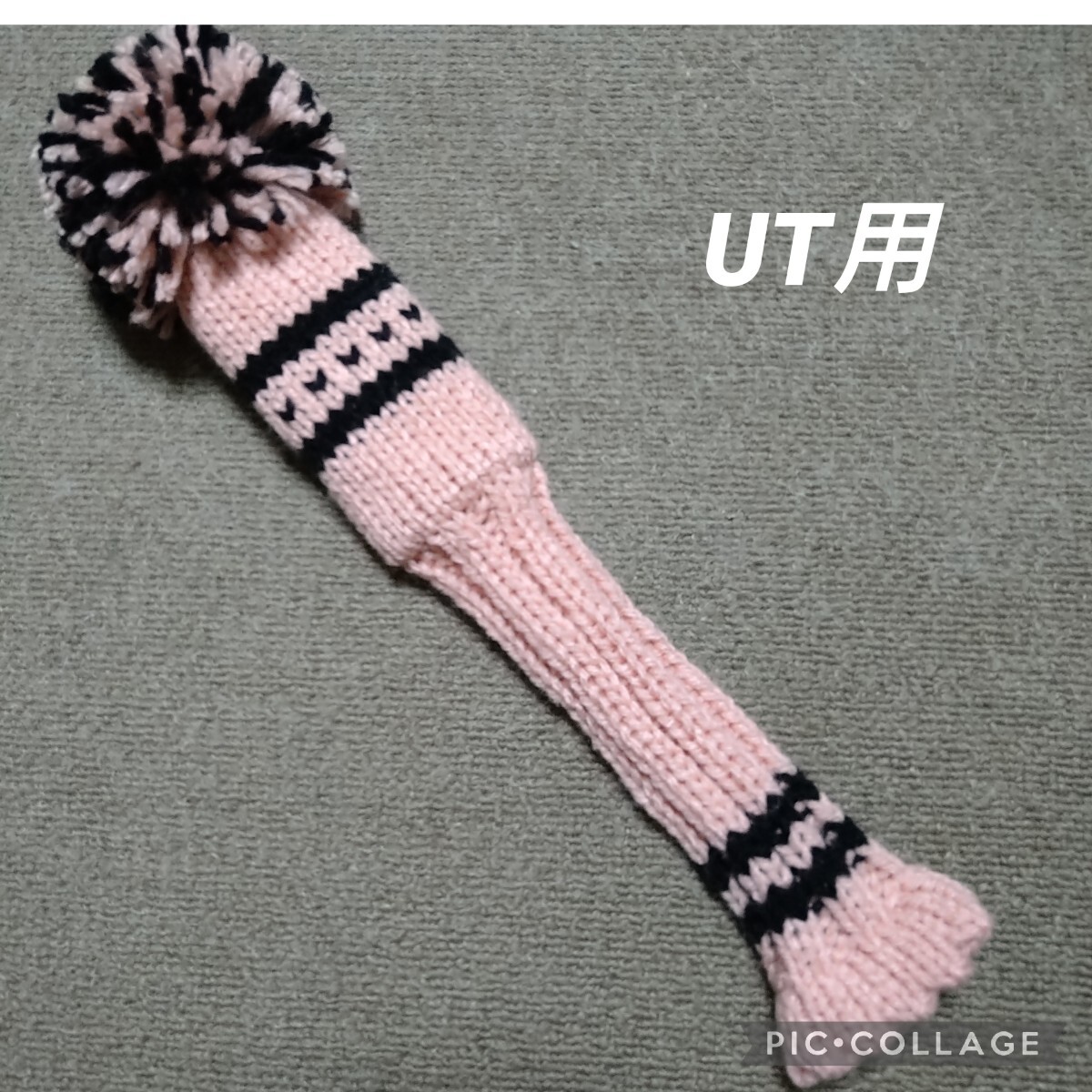 ニット ヘッドカバー ユーティリティ ハンドメイド ゴルフ クラブ カバー._画像1