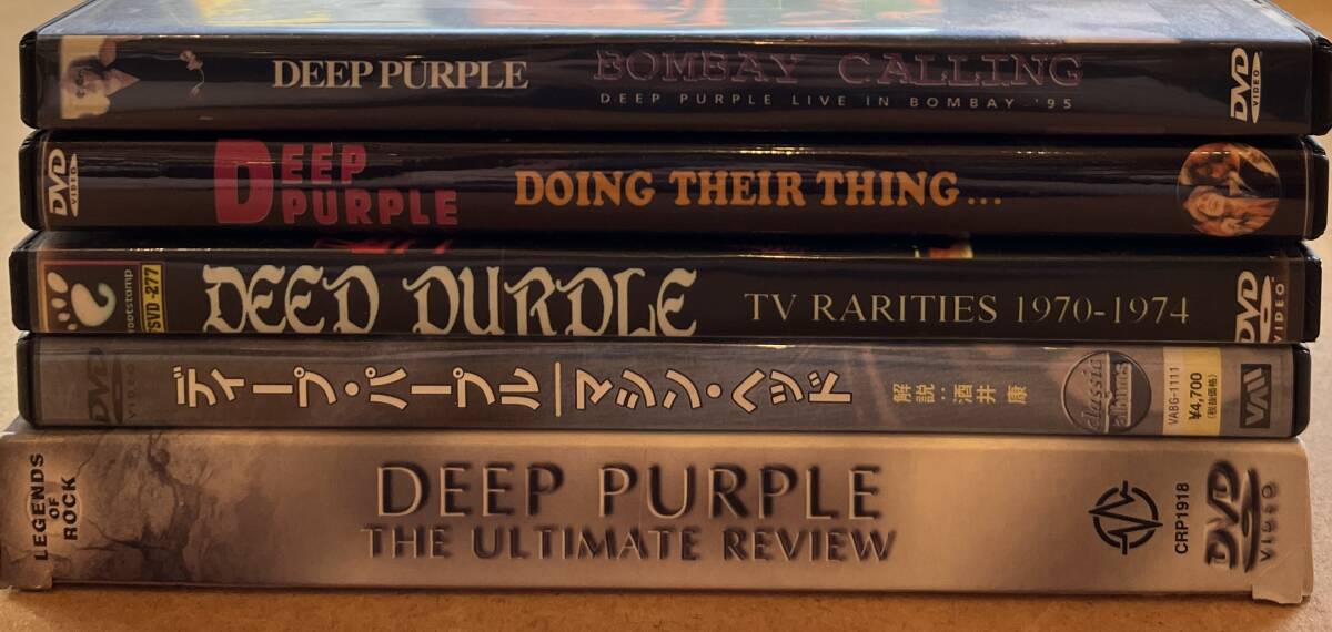 ■まとめて!■ディープ・パープル Deep Purple ブート版含む DVD合計5本セット! Machine Head/TV Rarities 1970-1974/Bombay Callingの画像3