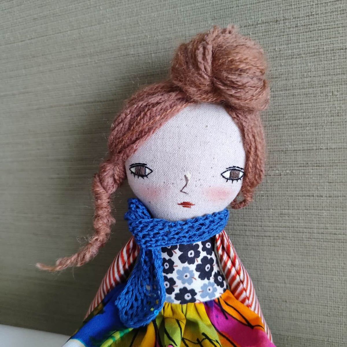 女の子 ハンドメイドドール 手作り人形 人形 ハンドメイド アートドール プレゼント 誕生日の画像4