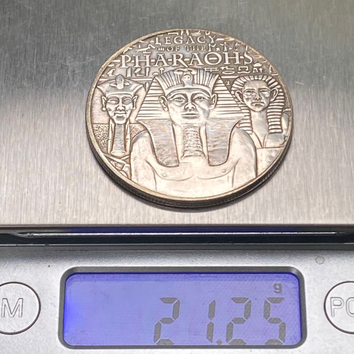 古銭　ファラオ　スフィンクス　背イーグル　アメリカ文化コイン