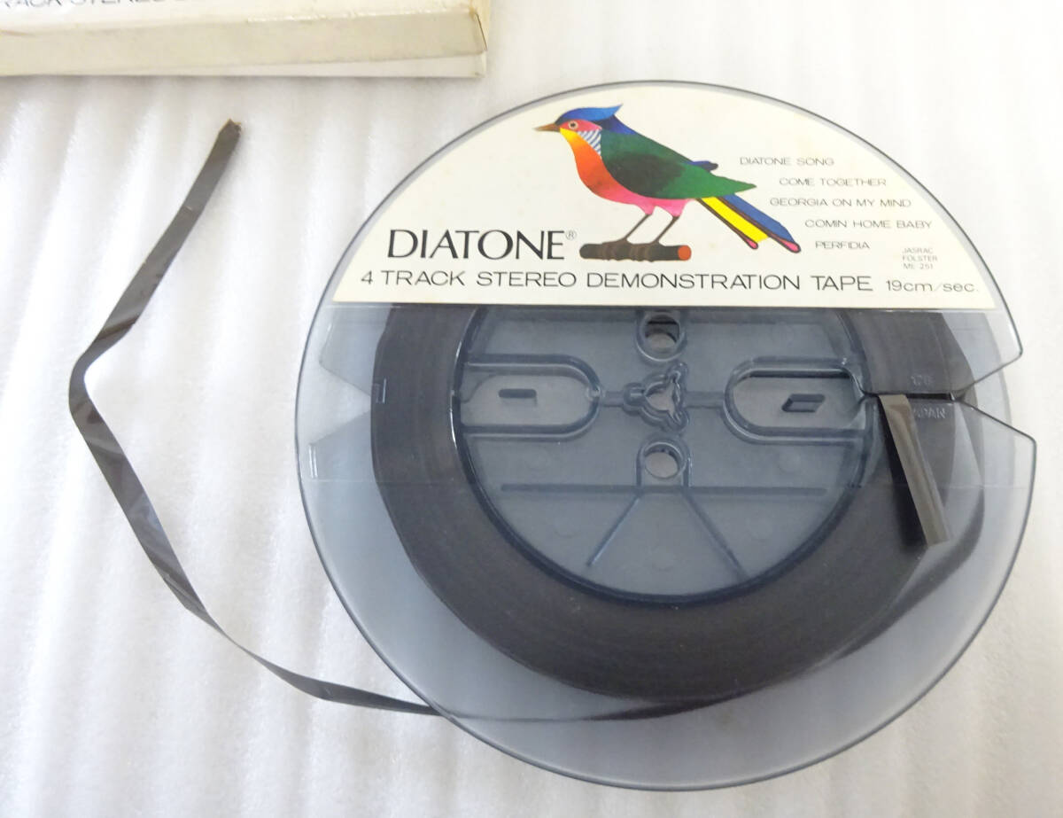 * Diatone open reel tape 35-60 4TRACK STEREO DEMONSTRATION TAPE *510 jpy . shipping possibility *