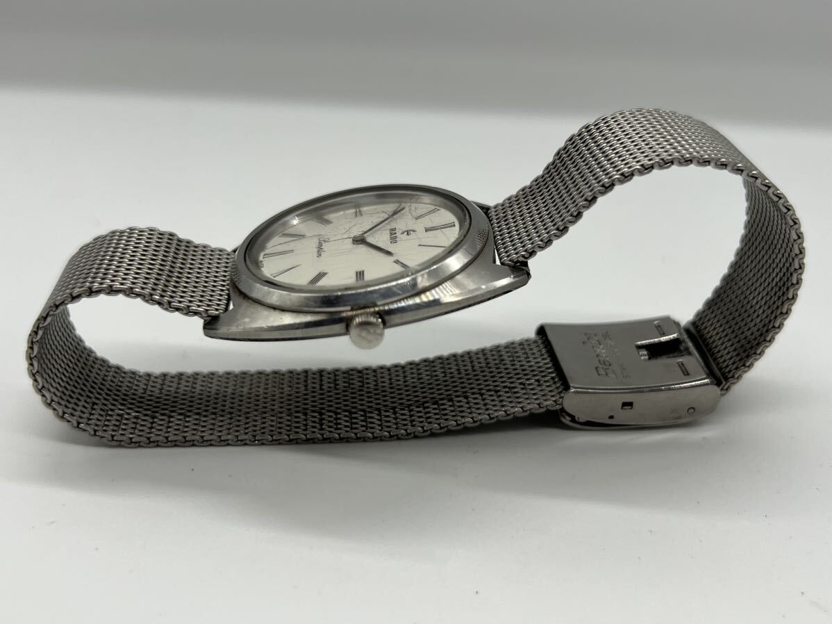RADO timplon ラドー ティンプロン 手巻き ホワイト文字盤 ラウンド メンズ腕時計の画像3