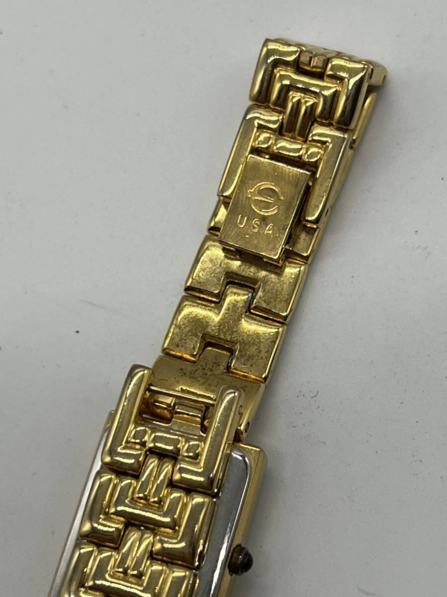 ELGIN エルジン 腕時計 K24 純金インゴット埋め込み 文字盤 FK-582-TN 999.9 gold ingot 1gの画像5