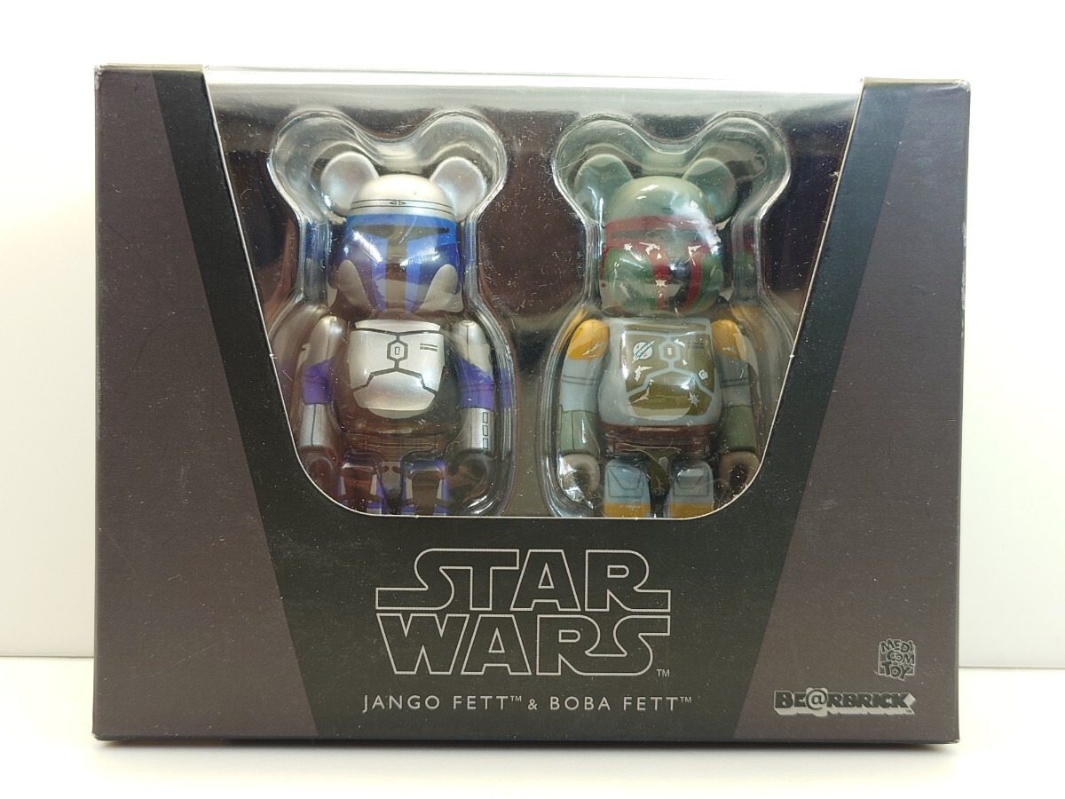 メディコムトイ BE@RBRICK ベアブリック スター・ウォーズ ボバ・フェット ジャンゴ・フェット 64AACD/19の画像1