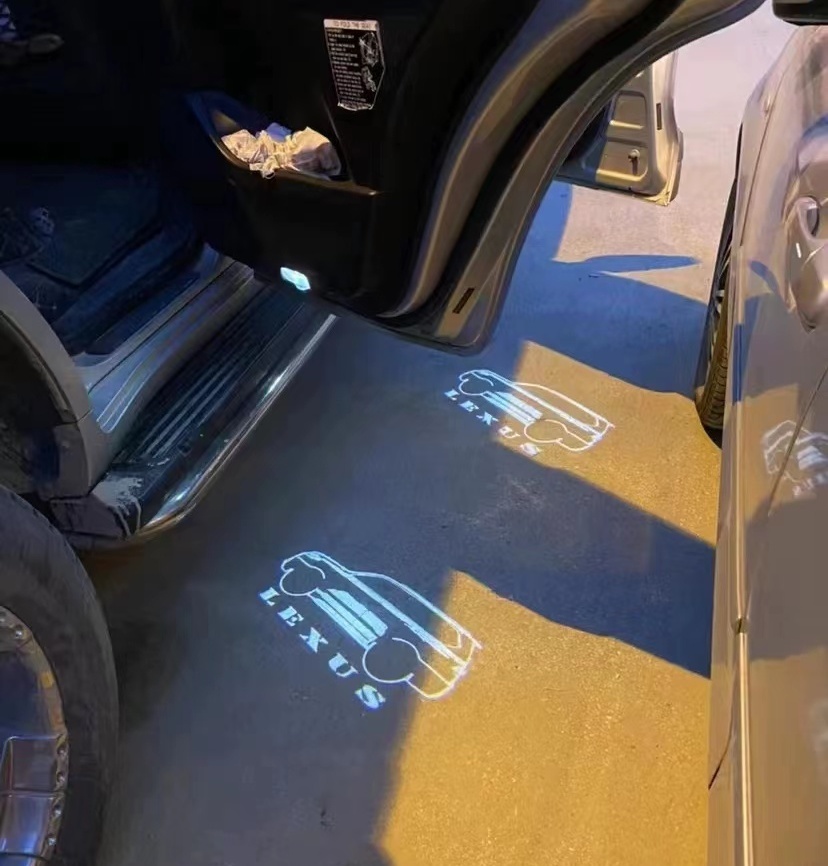 レクサス RX ES LS IS RX UX など 車用 カーテシライト カーテシランプ ドアウェルカムライト LED投影ライト 2個 9タイプ可選の画像7