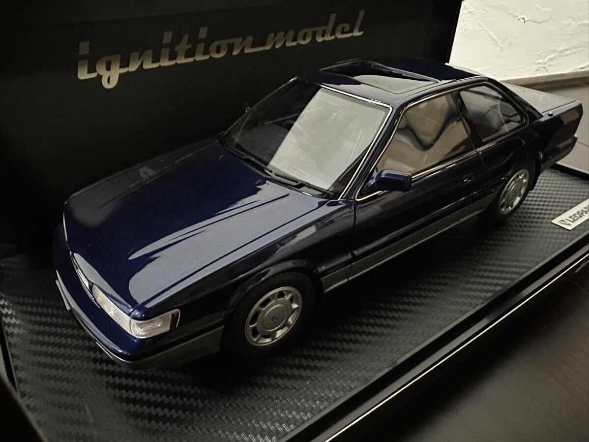 Nissan Leopard （F31） Ultima V30TWINCAM TURBO Dark Blue/Silver （1/18スケール IG1559）の画像1