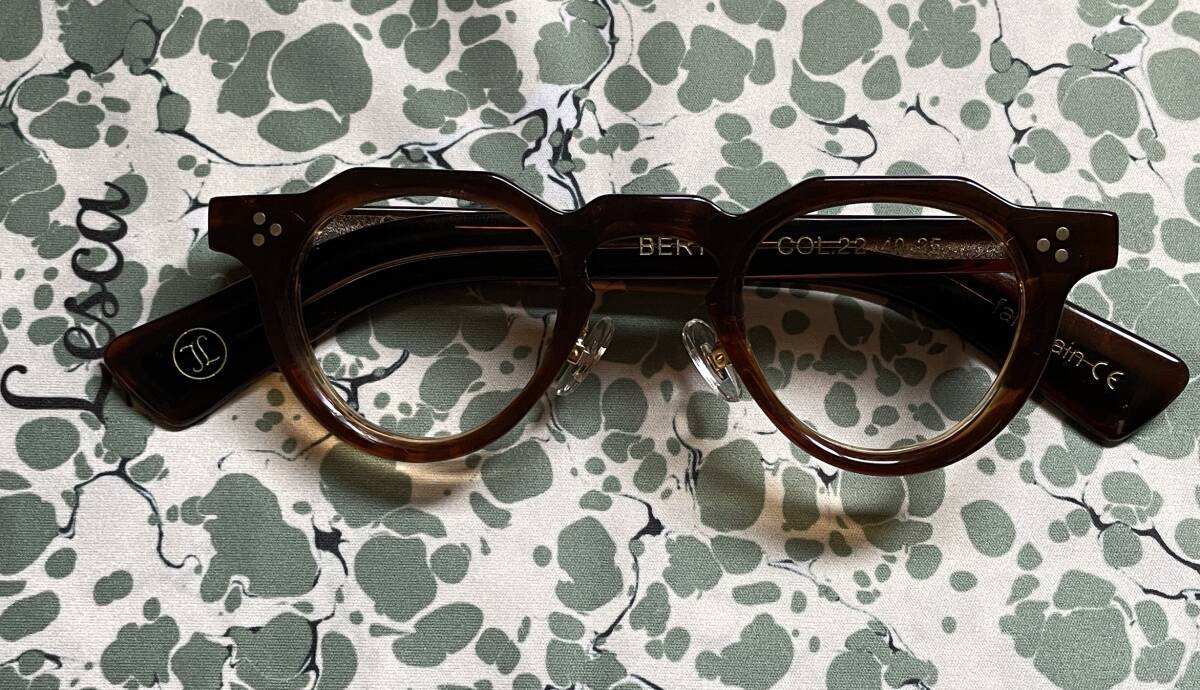 Lesca レスカ 眼鏡 メガネ BERTOLT クラウンパント 8mm ブラウン フレンチヴィンテージ_画像2