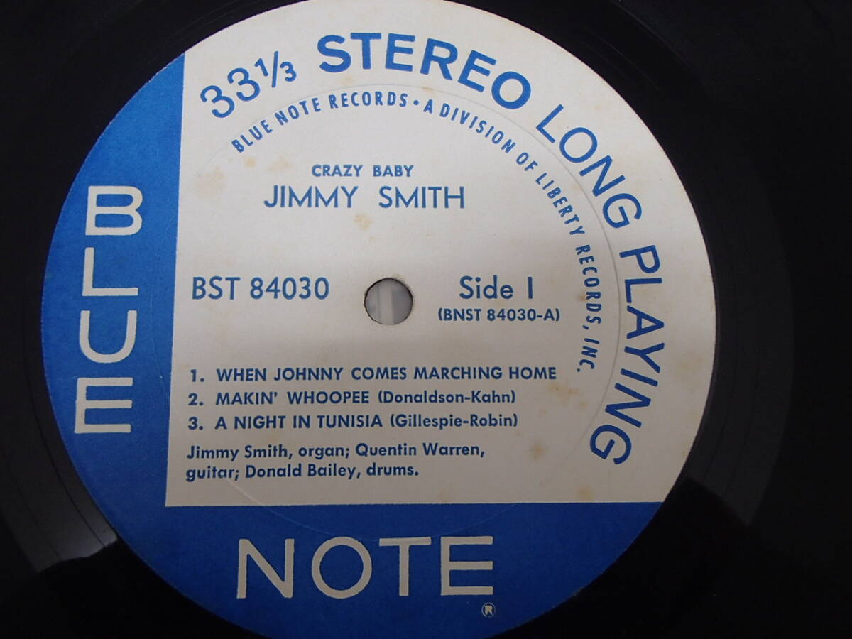 US盤　Crazy! Baby / The Incredible Jimmy Smith ブルーノート BST84030 リバティ盤_画像4