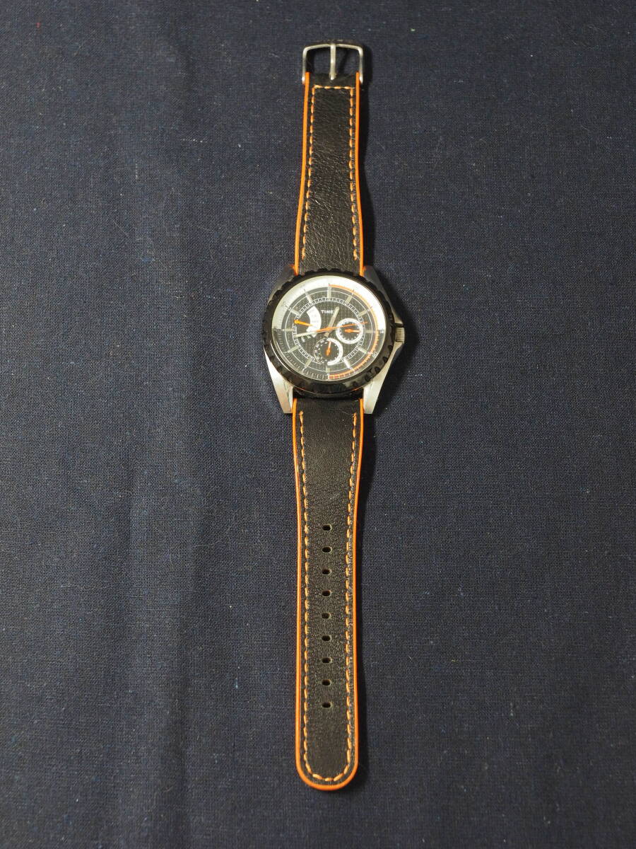 【即決 送料込】 TIMEX タイメックス 腕時計 ブラック オレンジ