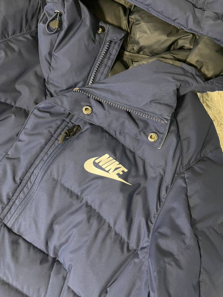 Nike Nike long down coat long down bench coat soccer navy 180~190 XXL