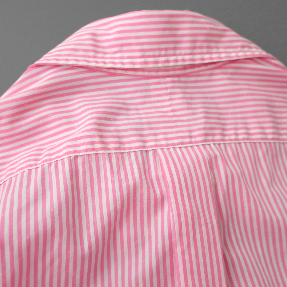 ラルフローレン ロンドンストライプ ボタンダウンシャツ 春夏TWO-PLY COTTON ピンク(XXL)_画像10
