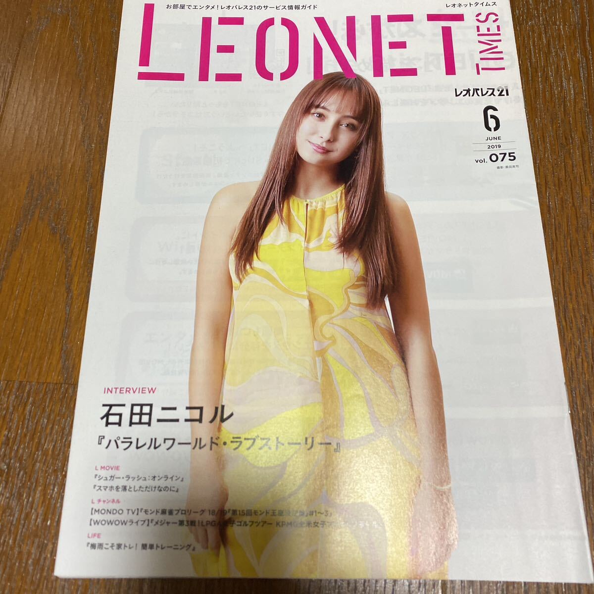 石田ニコル 冊子 LEONETの画像1