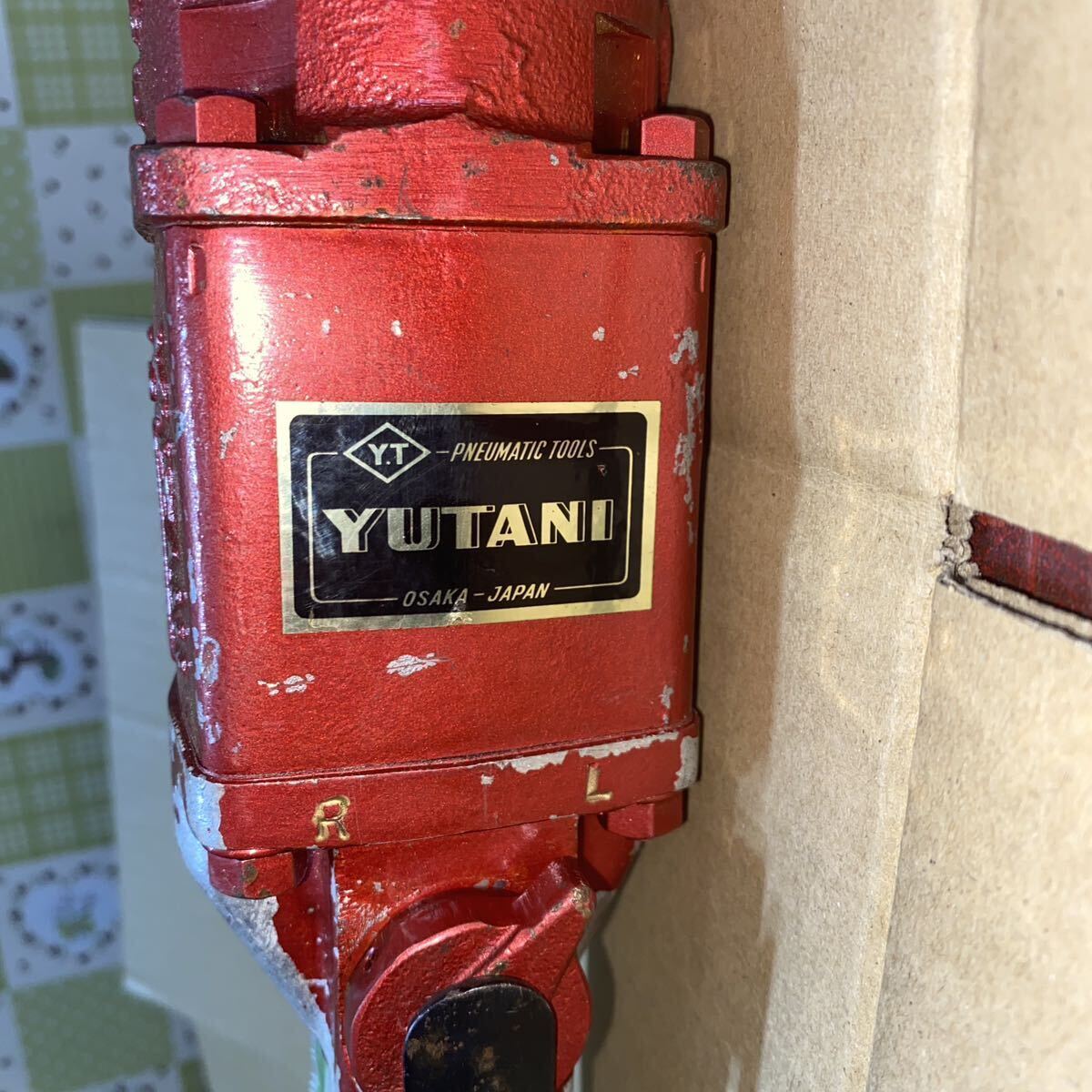 【B23】油谷 ユタニ YUTANI エアーインパクト コーナーレンチ 【両回転しますが訳あり】【郵便60サイズ】_画像2