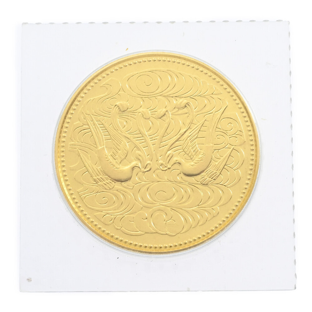 1円■日本 造幣局 日本 昭和天皇御在位60年記念 1986年(昭和61年) 10万円 金貨幣・金貨幣・メダル/K24コイン-20.0g/Japan Mint ■517250の画像1