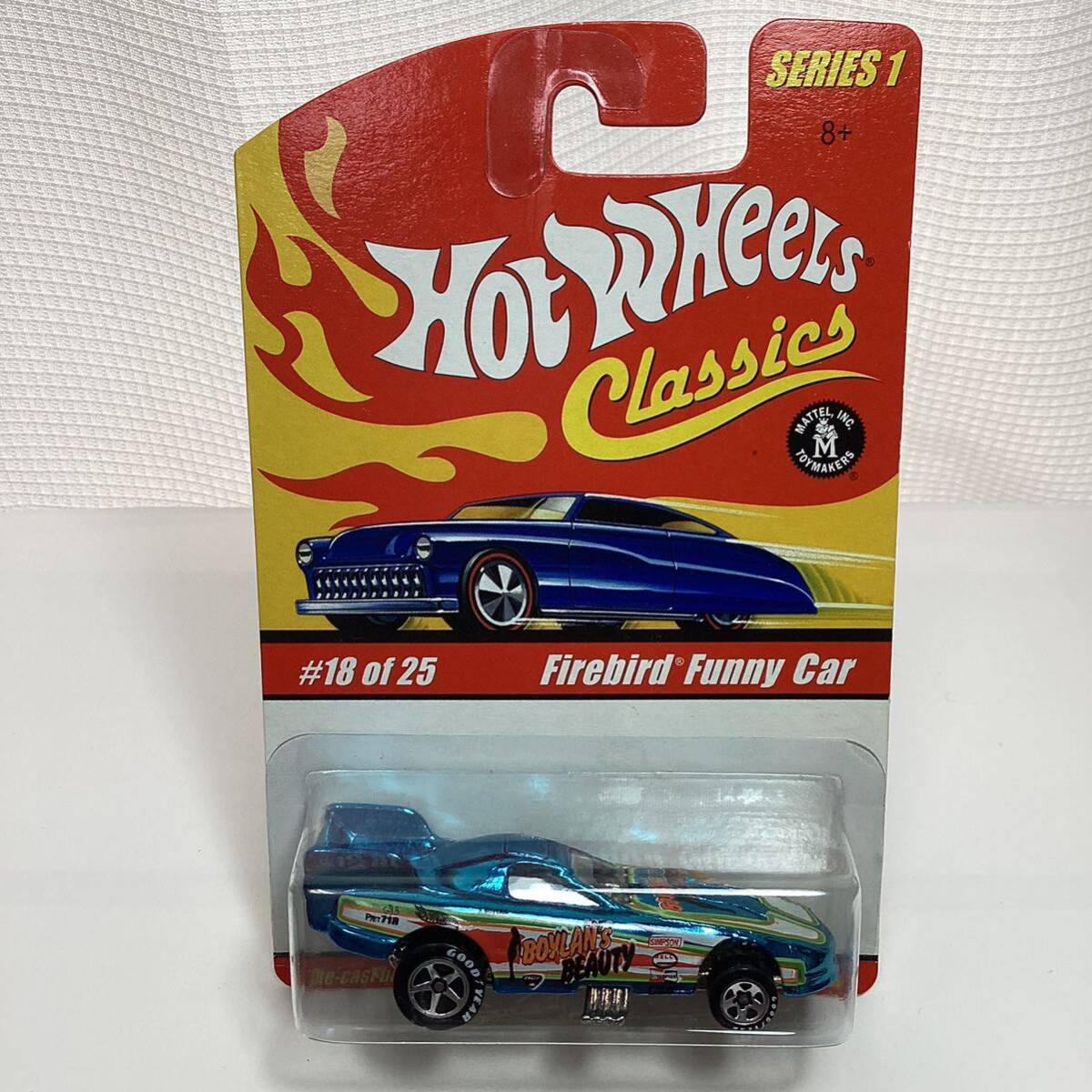 ☆ホットウィール クラシックス☆ ポンティアック ファイヤーバード ファニーカー 青 Hot Wheels CLASSICS の画像2