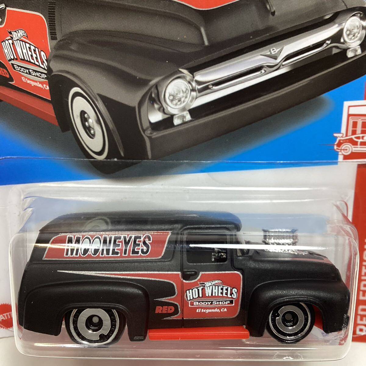 【Target限定レッドエディション】☆ホットウィール☆ '56 フォード F-100 ムーンアイズ RED EDITION  Hot Wheels の画像1