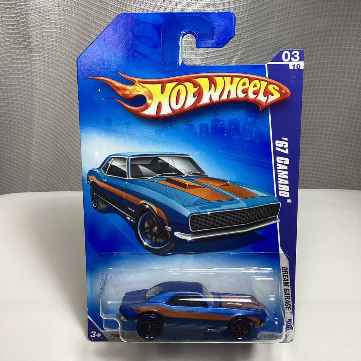 ☆ホットウィール☆ '67 シボレー カマロ 青 Hot Wheels_画像2