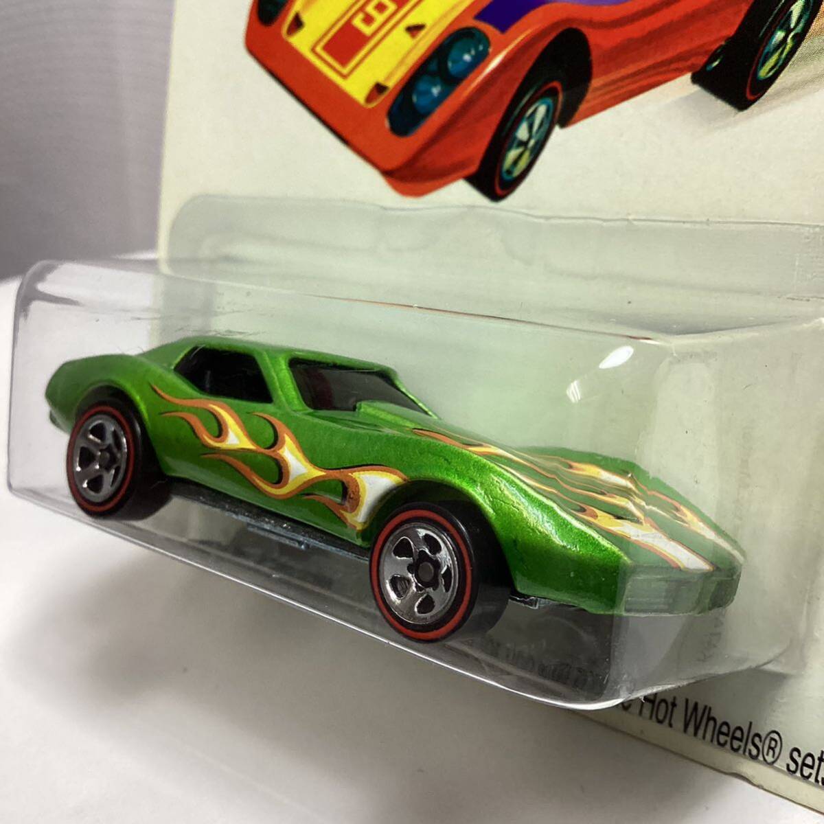 【Target限定】☆ホットウィール☆ シボレー　コルベット　スティングレイ　黄緑　フライング　カスタムズ　FLYING CUSTOMS Hot Wheels_画像3