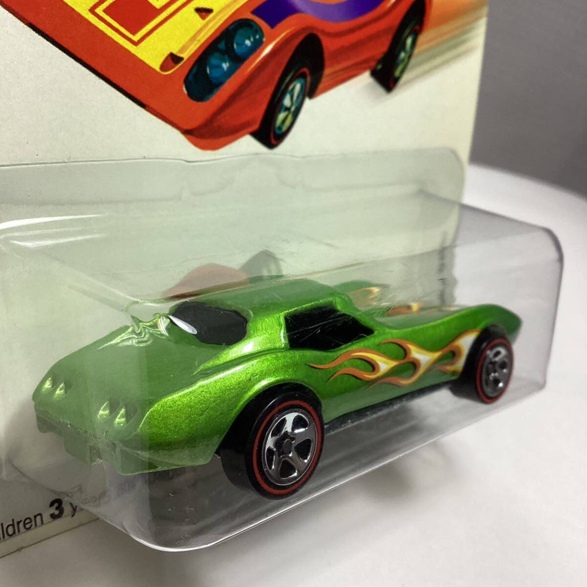 【Target限定】☆ホットウィール☆ シボレー　コルベット　スティングレイ　黄緑　フライング　カスタムズ　FLYING CUSTOMS Hot Wheels_画像4