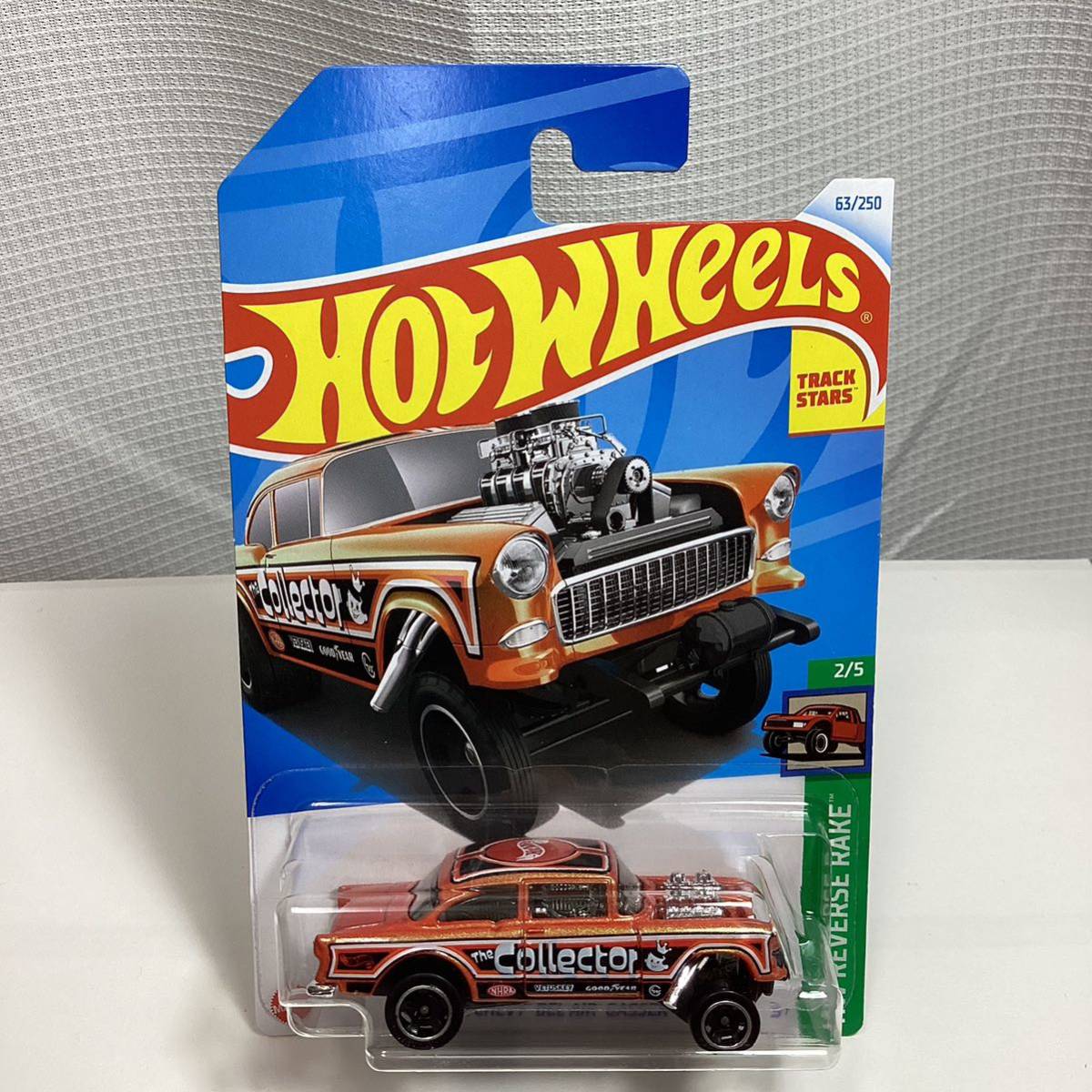 Cアソート ☆ホットウィール☆ '55 シェビー ベルエア ギャッサー Hot Wheels_画像2