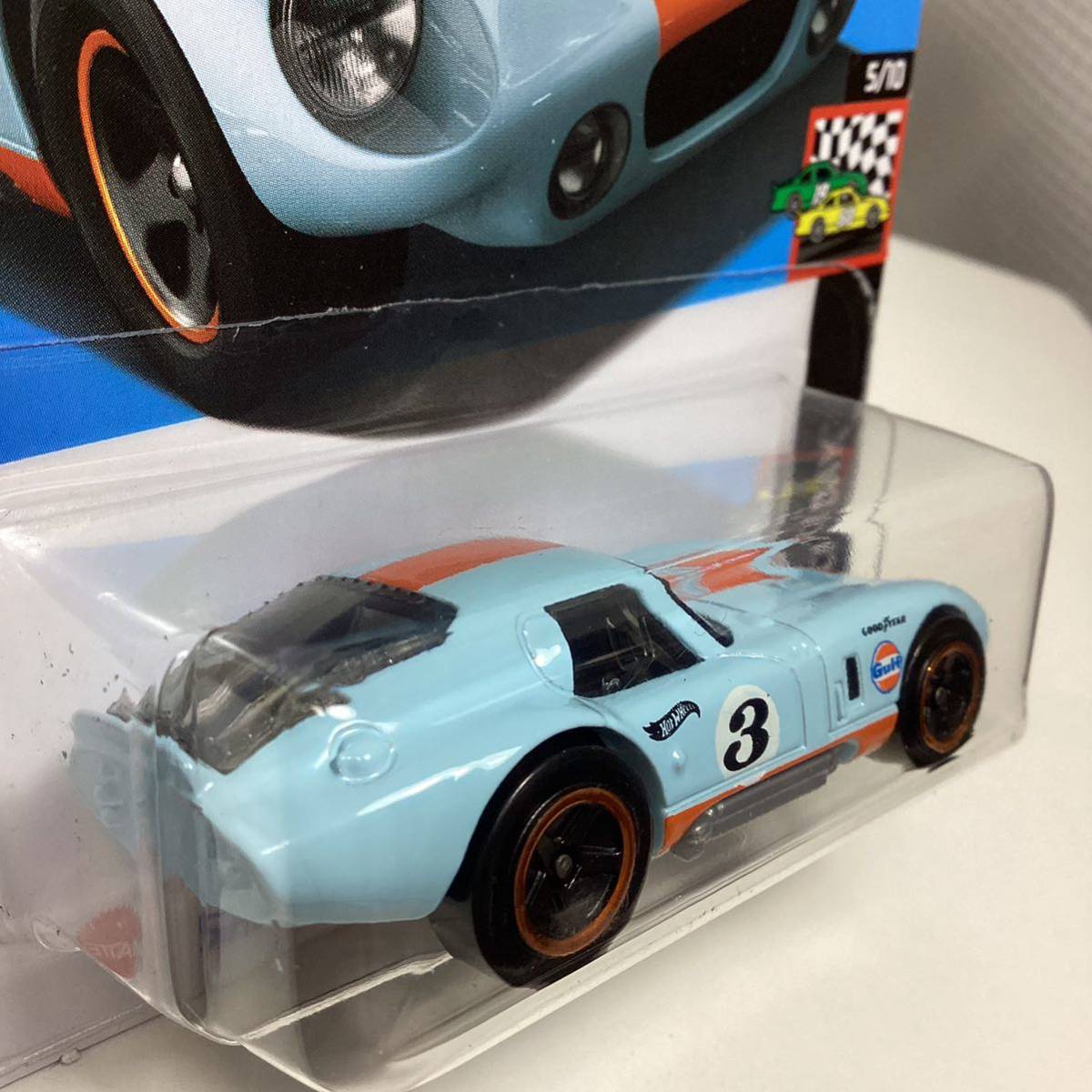 Eアソート ☆ホットウィール☆ シェルビー コブラ デイトナ クーペ Gulf ガルフ Hot Wheelsの画像4