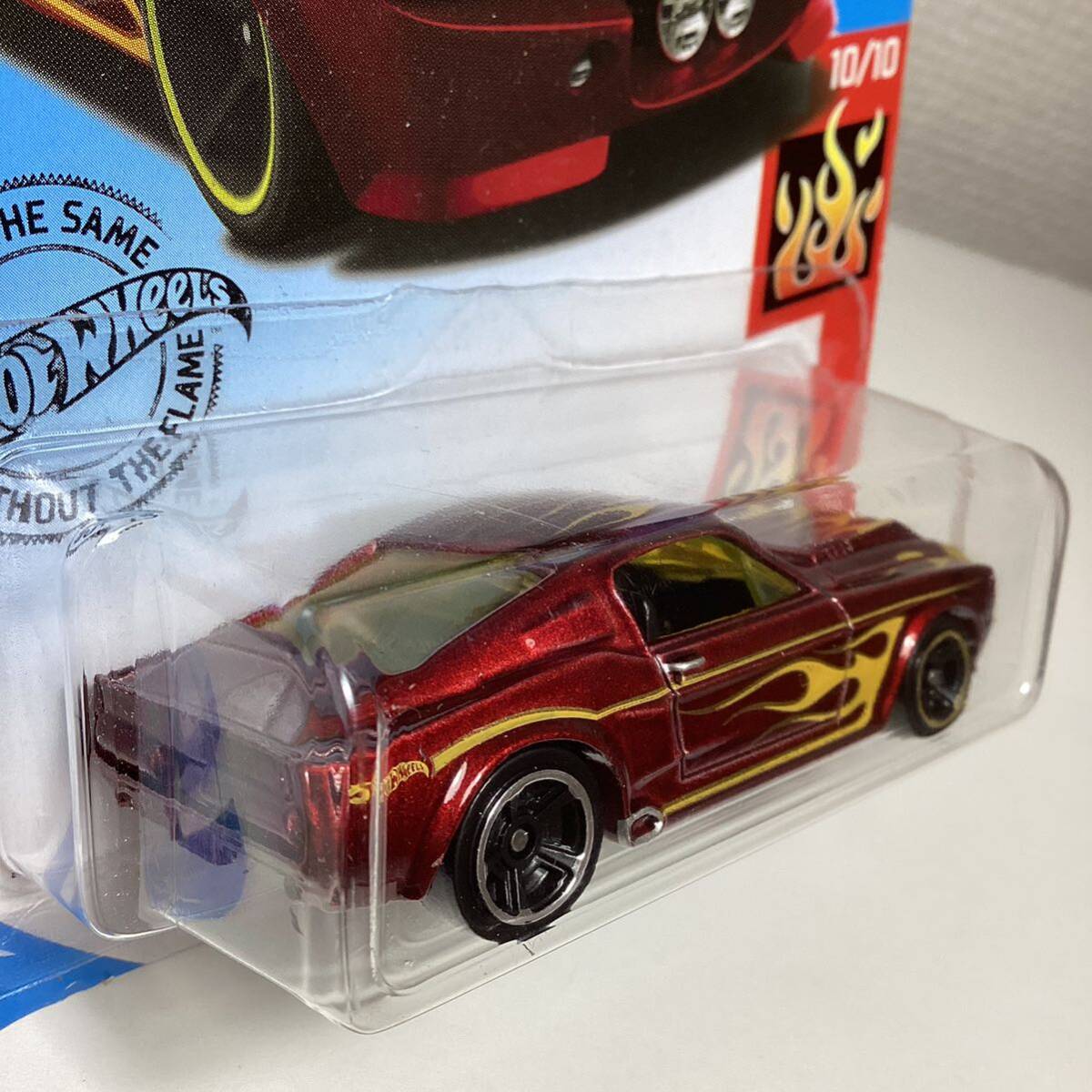 ☆ホットウィール☆ '67 シェルビー GT-500 赤 フレイムス Hot Wheels の画像4