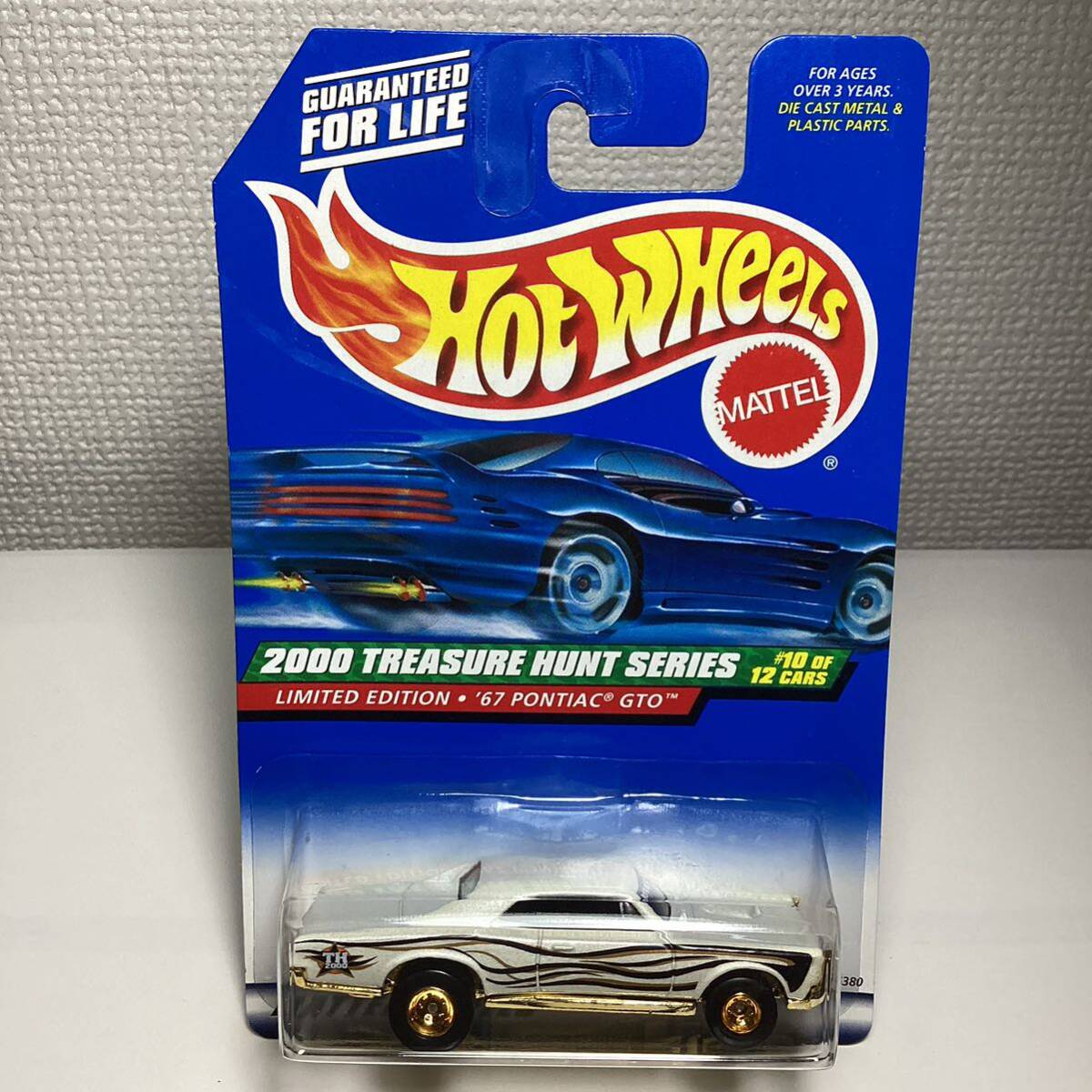 TREASURE HUNT!トレジャーハント！☆ホットウィール☆ '67 ポンティアック GTO リアルライダー Hot Wheels の画像2