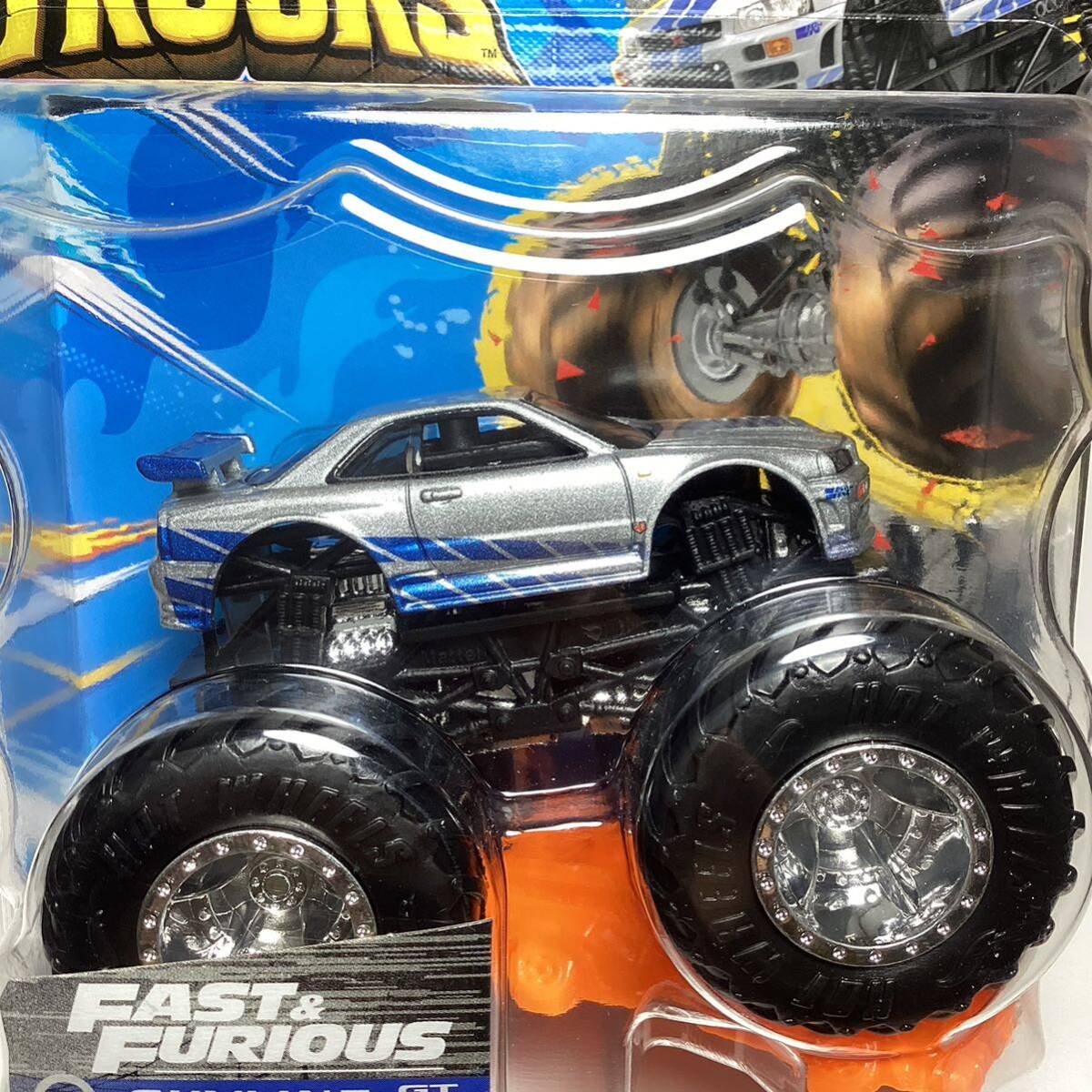 ☆ホットウィール☆ ニッサン スカイライン GT-R FAST&FURIOUS モンスタートラック Hot Wheels Monster Trucksの画像1