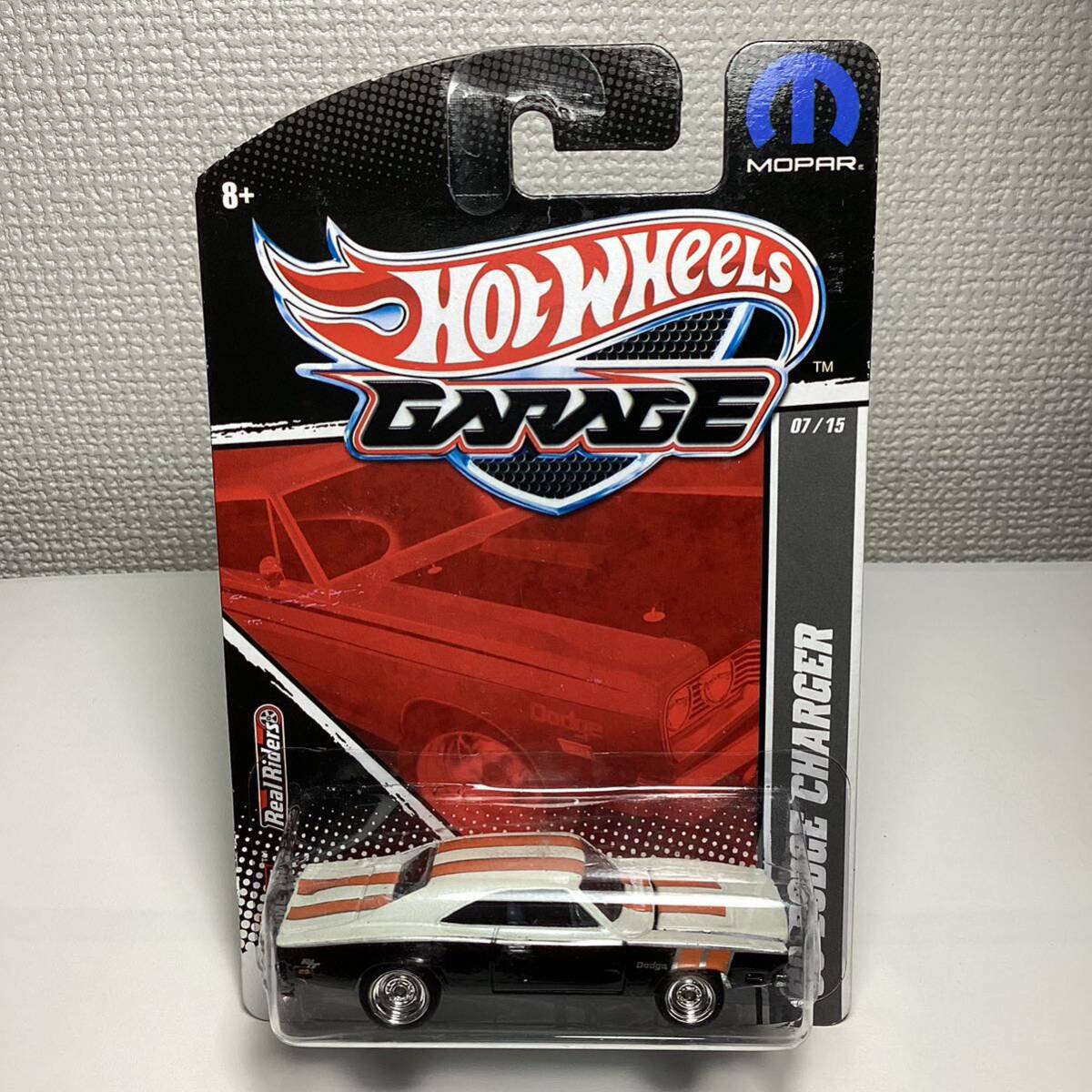 ☆ホットウィール☆ '69 ダッジ チャージャー ガレージシリーズ リアルライダー ブリスター凹みあり Hot Wheels の画像2