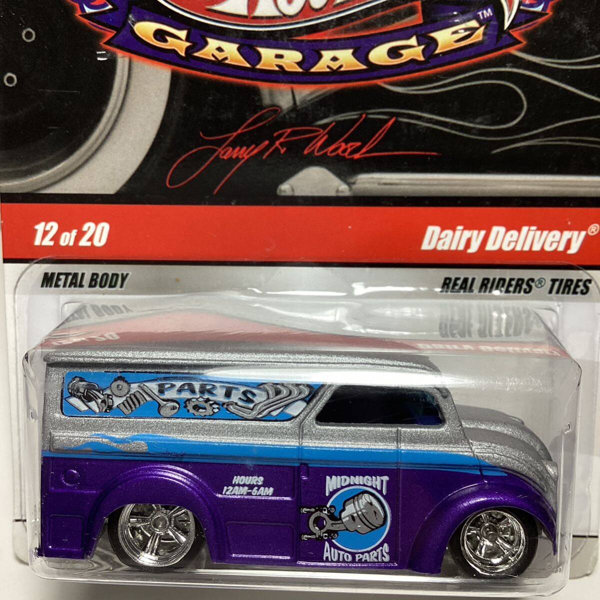 ☆ホットウィール☆ デイリー デリバリー LARRY’S GARAGE リアルライダー Hot Wheels の画像1