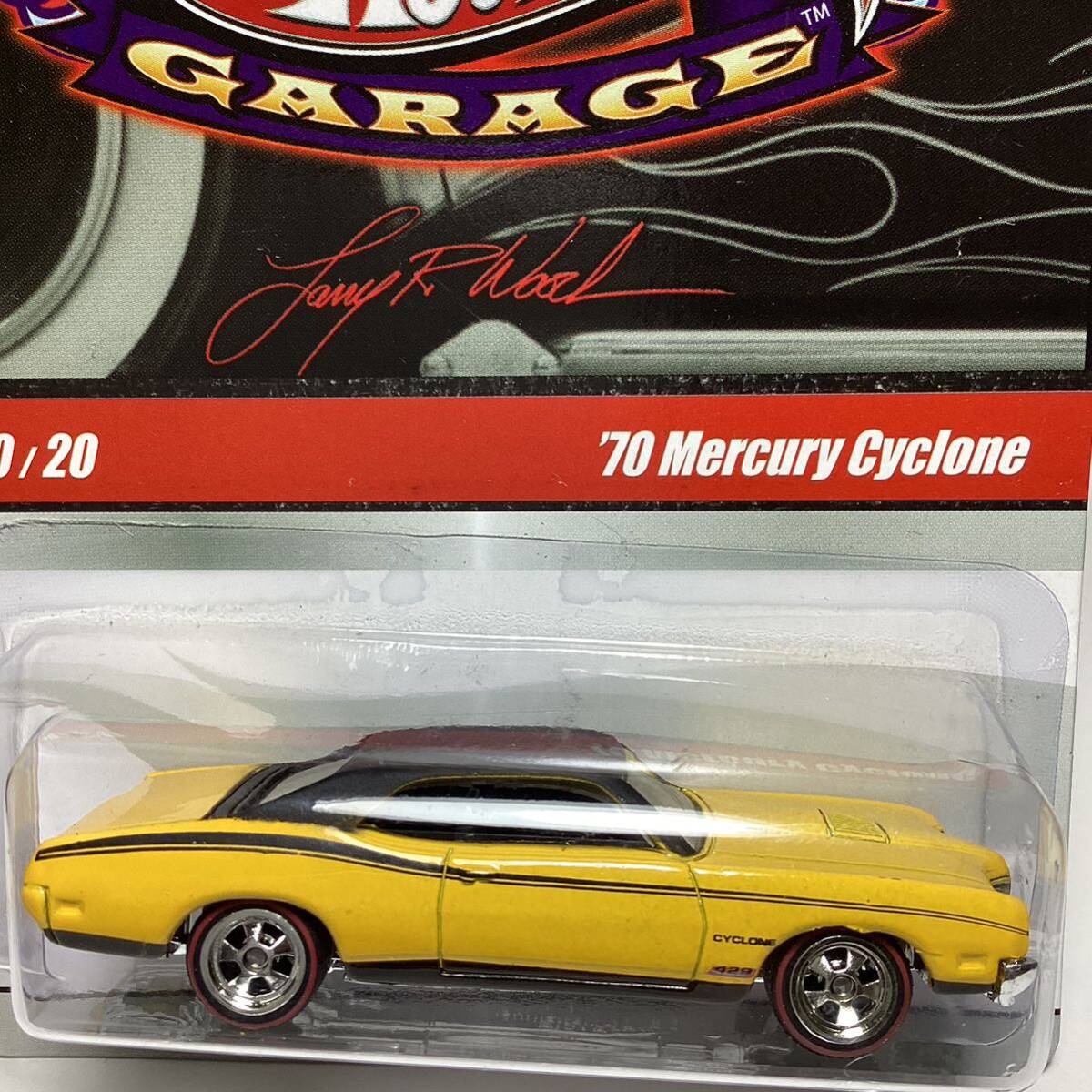 ☆ホットウィール☆ '70 マーキュリー サイクロン LARRY’S GARAGE リアルライダー Hot Wheels の画像1