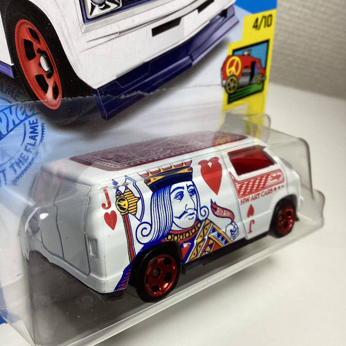 TREASURE HUNT!トレジャーハント！☆ホットウィール☆ カスタム '77 ダッジ バン Hot Wheels の画像4