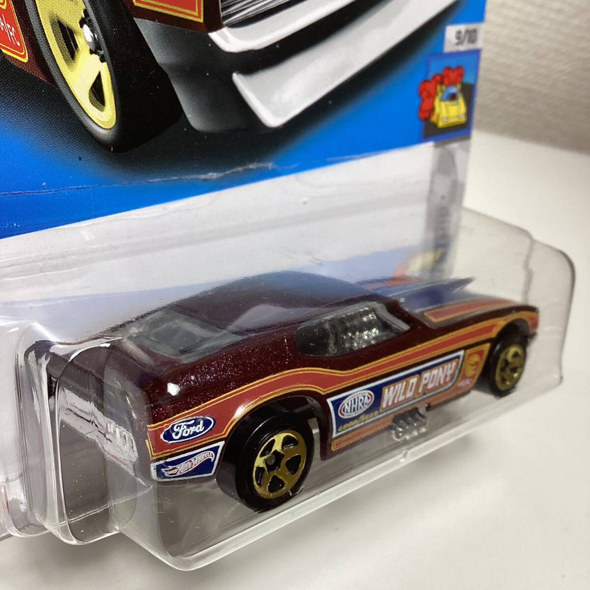 TREASURE HUNT!トレジャーハント！☆ホットウィール☆ '71 フォード マスタング ファニーカー Hot Wheels の画像4