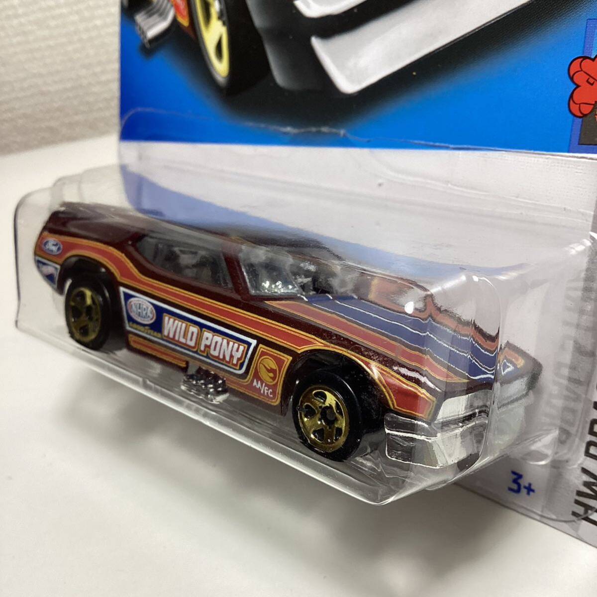 TREASURE HUNT!トレジャーハント！☆ホットウィール☆ '71 フォード マスタング ファニーカー Hot Wheels の画像3