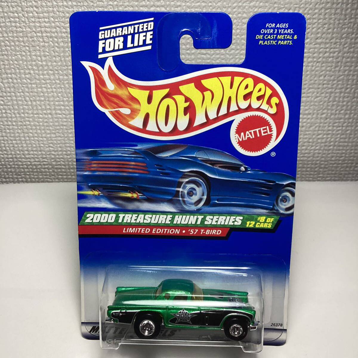 TREASURE HUNT!トレジャーハント！☆ホットウィール☆ '57 T-BIRD サンダーバード リアルライダー Hot Wheels の画像2