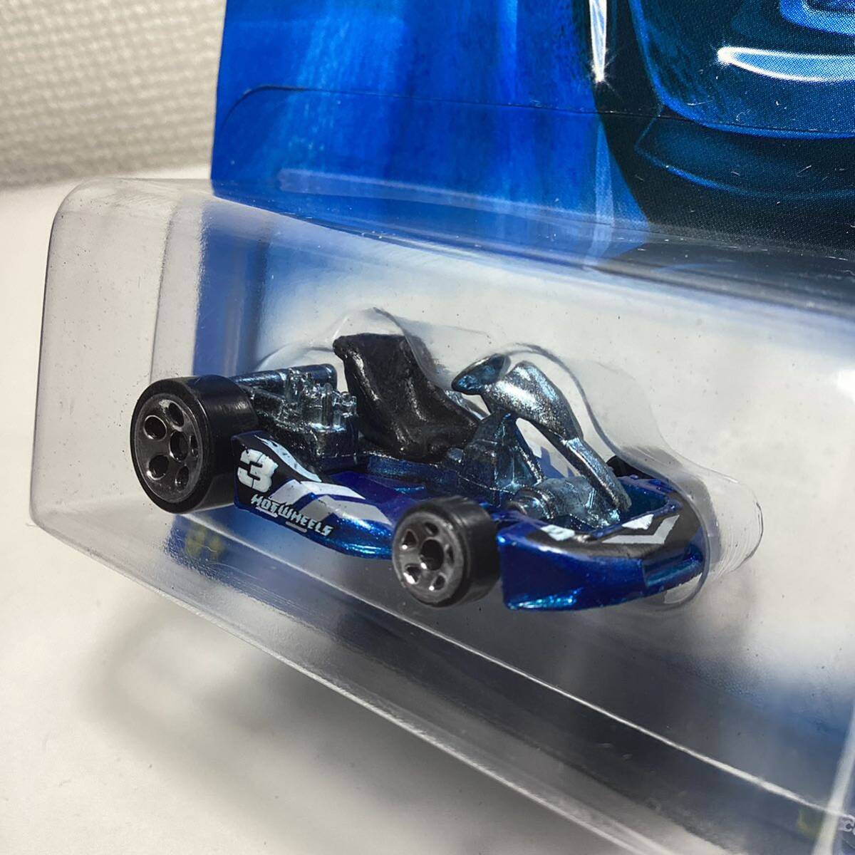 ☆ホットウィール☆ ゴーカート　青　Hot Wheels _画像3