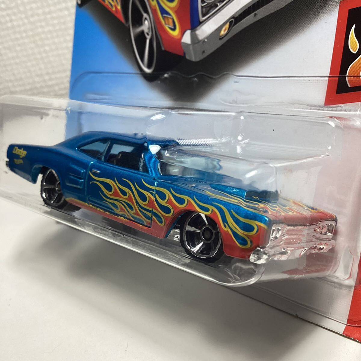 ☆ホットウィール☆ '69 ダッジ コロネット スーパービー 青 ブリスター割れあり Hot Wheels の画像3