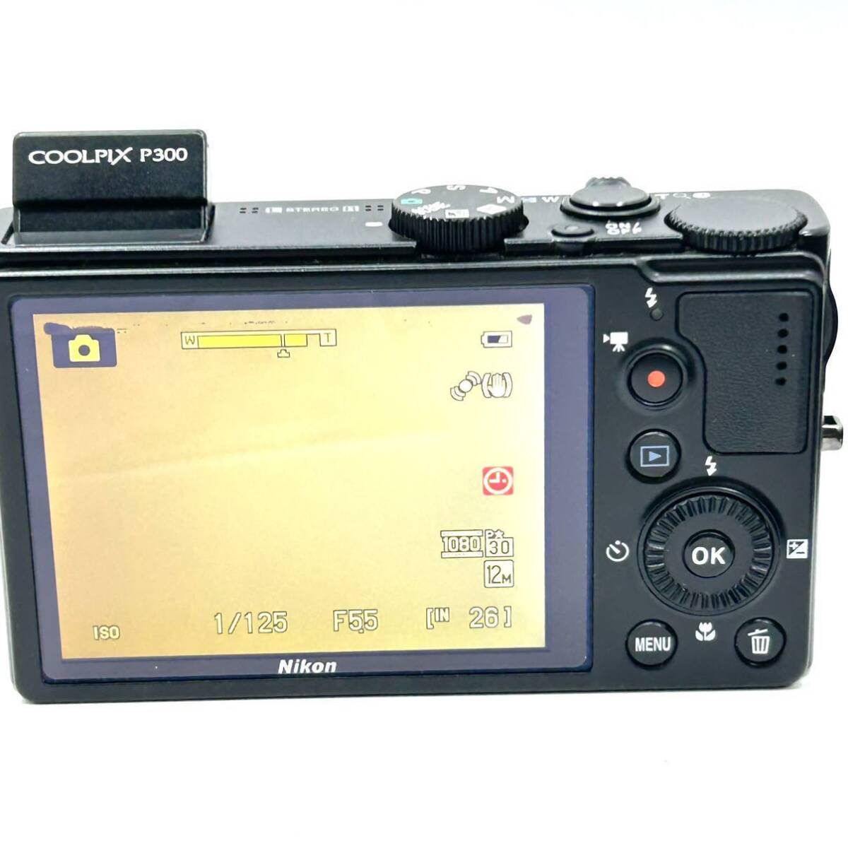 ★良品★ニコン NIKON COOLPIX P300 ★バッテリー・チャージャー付き★ LL638#1009の画像8