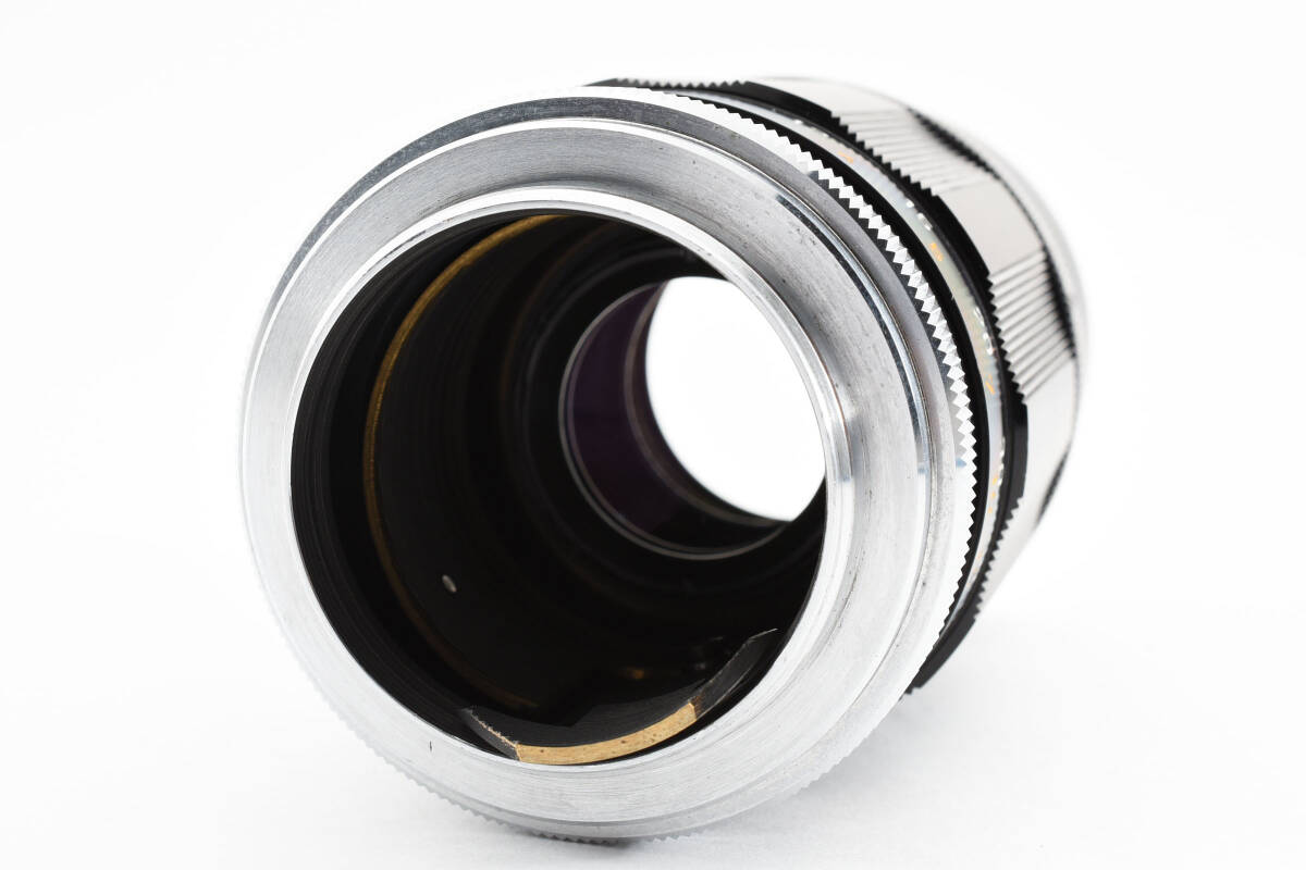 ★美品★キヤノン CANON LENS 135mm F3.5 ブラック 後期型 10万台 Lマウント用 ★フード(T-50-2)付属★ L350#1337_画像5