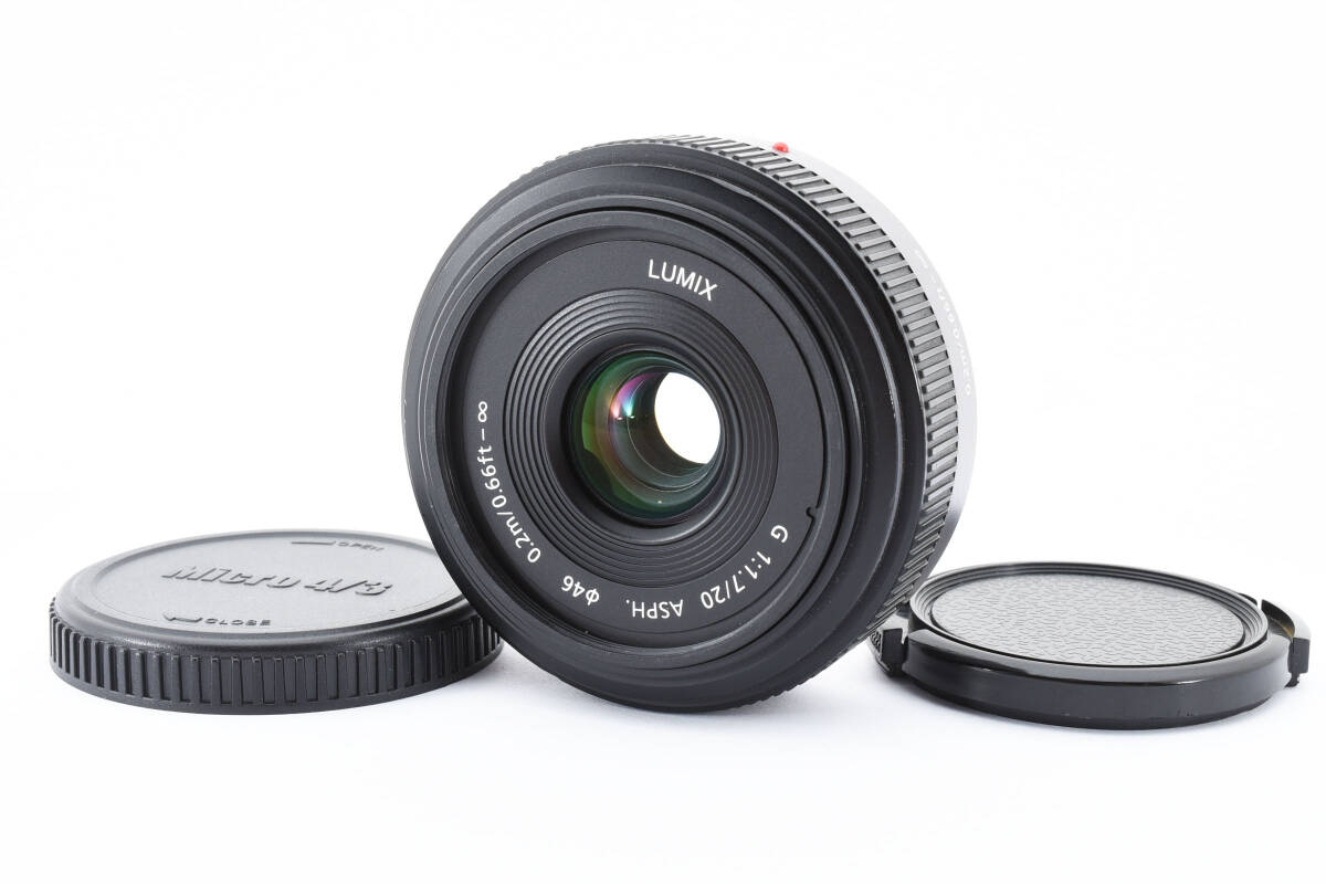 ★良品★ パナソニック Panasonic LUMIX G 20mm F1.7 ASPH. ★ L1080#1397