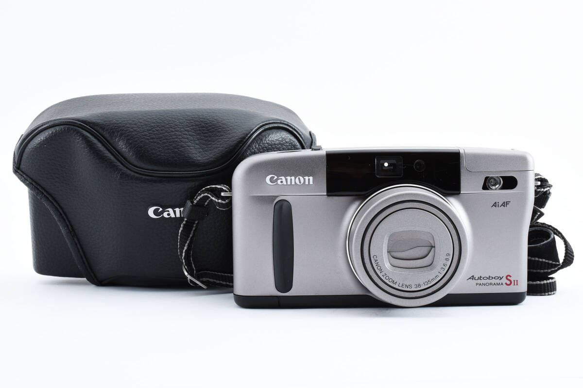 ★極上品★キヤノン Canon Autoboy S II コンパクトフィルムカメラ ★Canon製レザーケース付属★ L400#1527の画像1