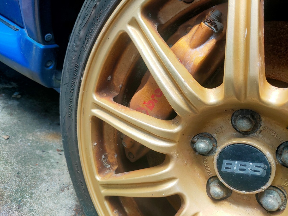  Impreza WRX GDB original brembo Brembo brake caliper rom and rear (before and after) left right rear front set 