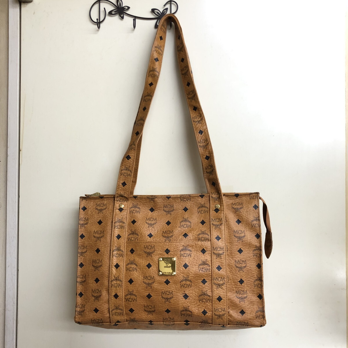 【中古美品】 MCM エムシーエム 　モノグラム ヴィセトス柄 トートバッグ ショルダーバッグ(N60425_5_40y)_画像1