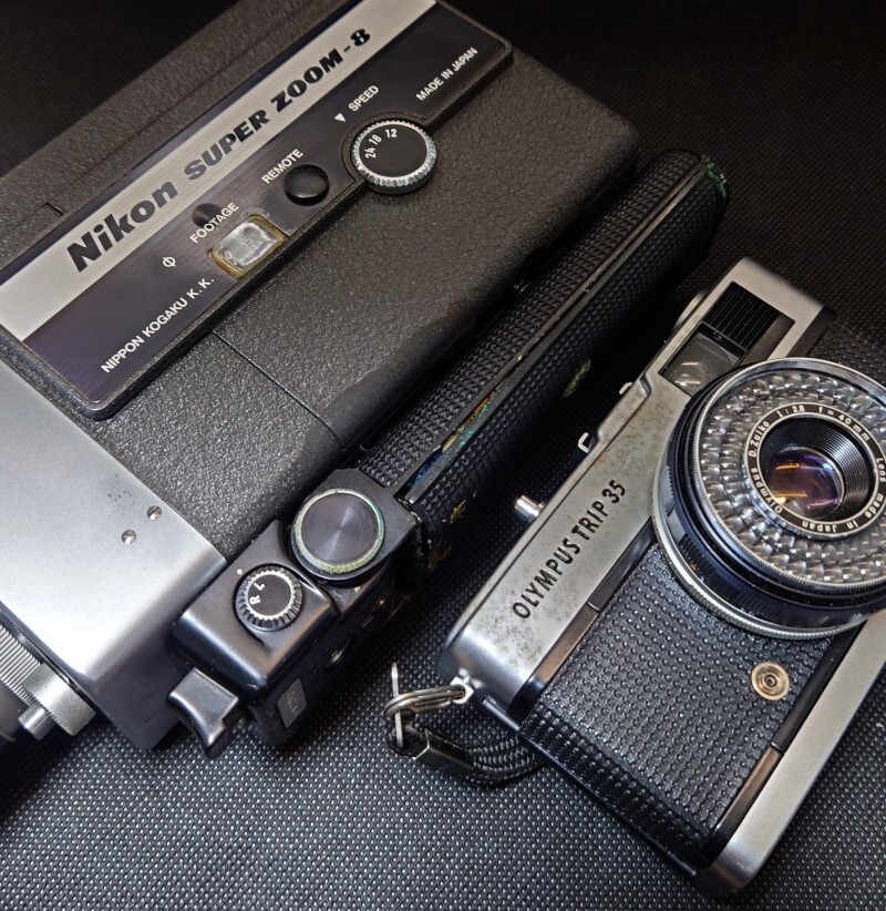 ☆ ジャンクカメラ Nikon Super Zoom-8 OLYMPUS PEN S PEN EE TRIP35 ニコン オリンパスの画像4