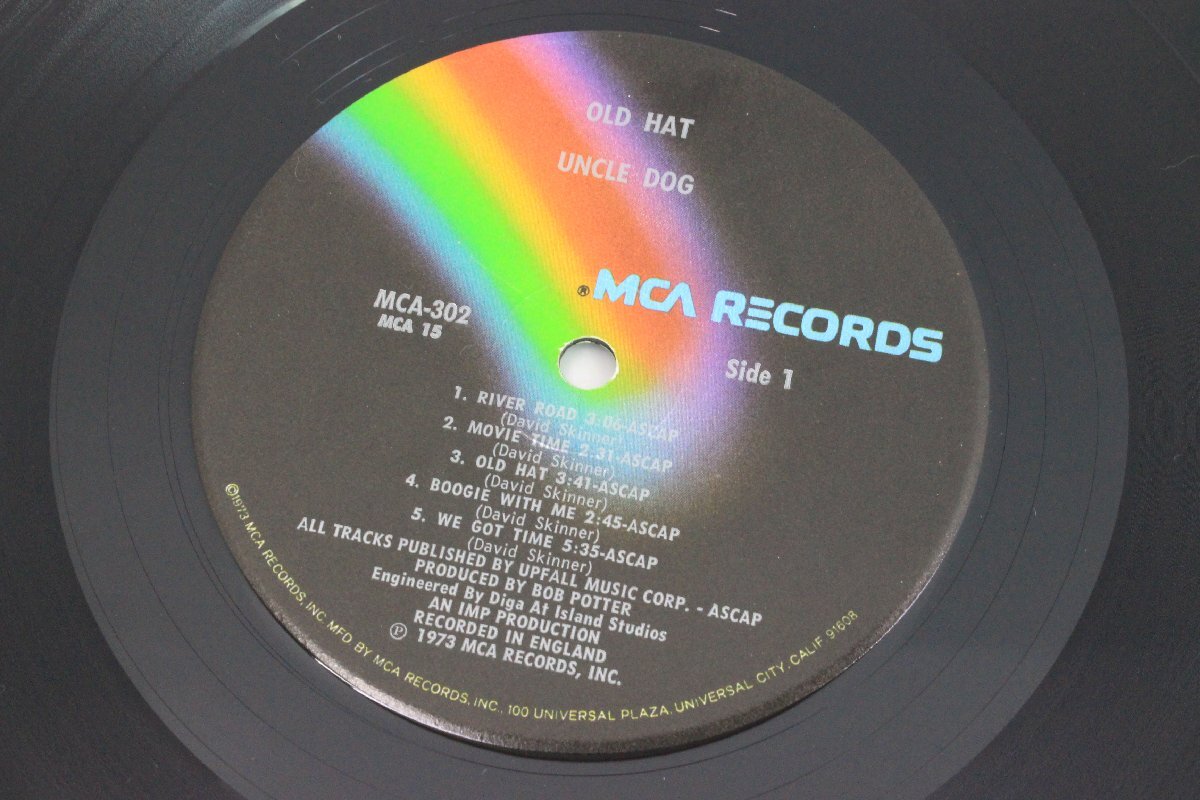 UNCLE DOG 〇 [OLD HAT] LPレコード MCA-302 MCA RECORDS 〇 ＃7132の画像5