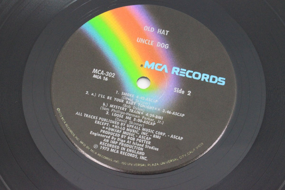 UNCLE DOG 〇 [OLD HAT] LPレコード MCA-302 MCA RECORDS 〇 ＃7132の画像6
