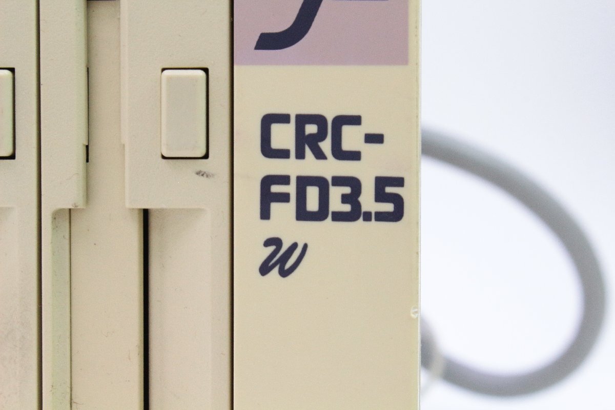 Computer Research ＊ フロッピーディスク ダブル ドライブ 3.5インチFDD 外付け FDDケーブル/電源ケーブル付き [CRC-FD3.5W] ＊ #7199