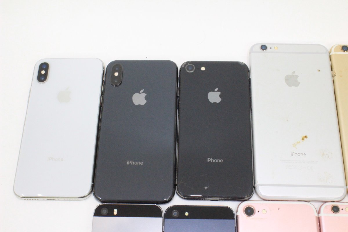 Apple 〇 iPhone 色々 ジャンクまとめセット X/XS/XR/8/SE など 液晶割れなど/部品取り 〇 #7231の画像2