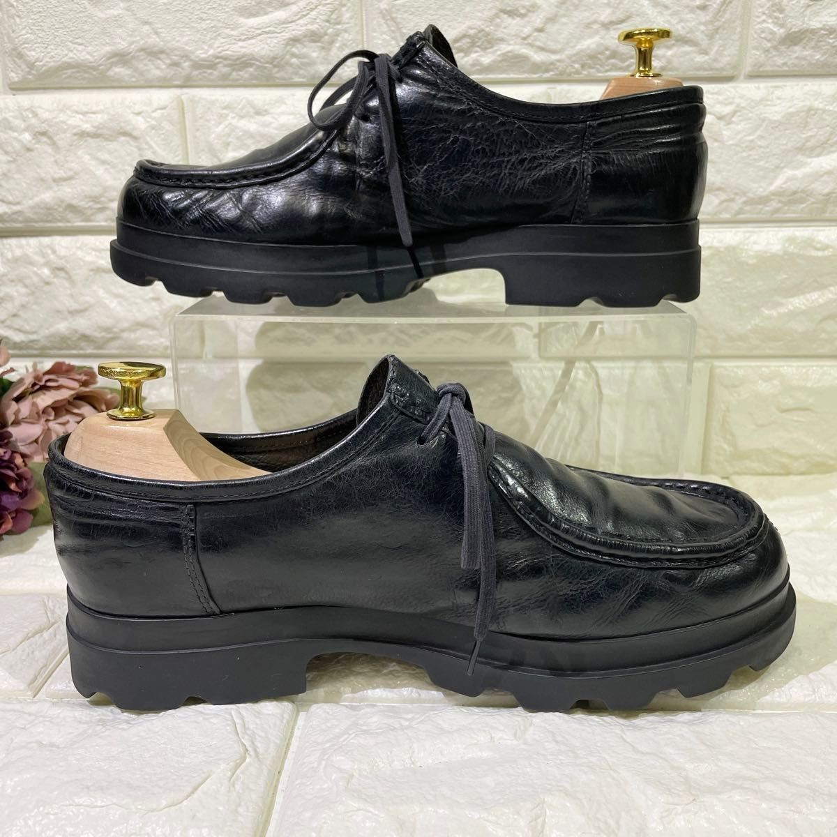 camper extraordinary crafts チロリアンシューズ CAMPER カンペール チロリアンシューズ レザーシューズ ブラック